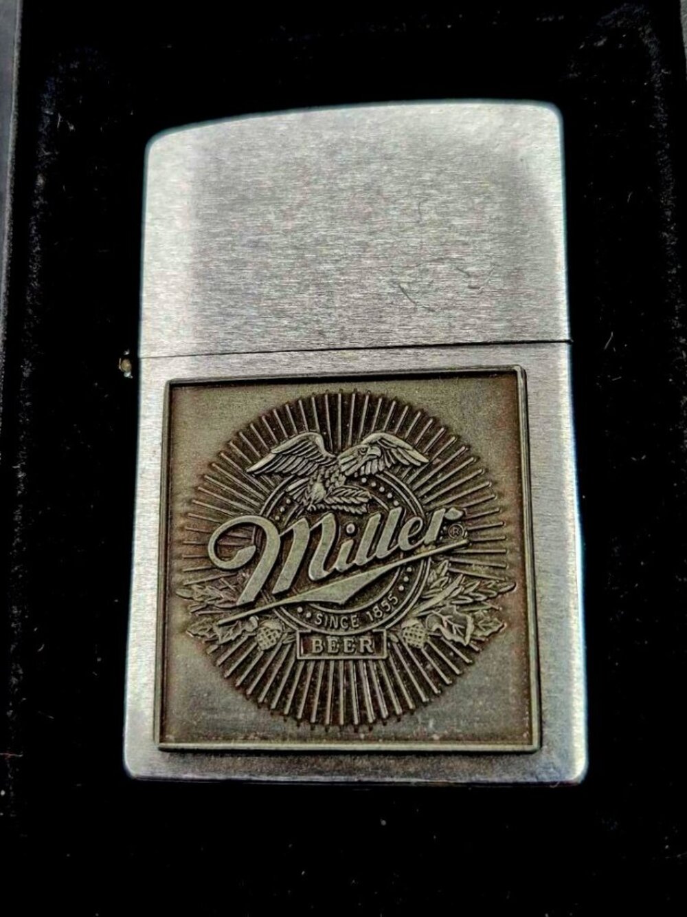 Rare Miller High Life Emblem Zippo Lighter